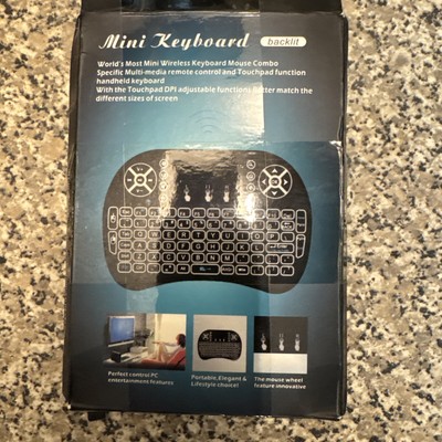 Mini Wireless Keyboard Remote Touchpad 2.4GHz Smart TV Android TV Box PC (150)