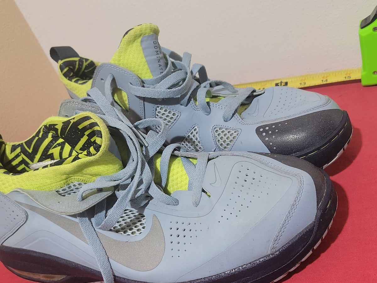 Nike Air Max Dominate XD Men’s Size 11.5 Basketball Shoes 511367 400 Blue Gray Nike Air Max Dominate XD Athletic Basketball Sneaker Black  main image 2