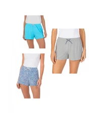 NWoT Jane and Bleecker Women's Sleep Short 3-pack Blue/Gray Size XL $35 5D256