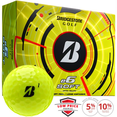 BRIDGESTONE 2026 e6 WEICHE GOLFBÄLLE / GELB DUTZENDPACK / MULTIBUY ANGEBOTE!!!!