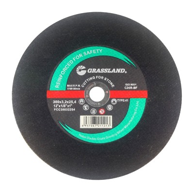 Masonry Concrete Cutoff Wheel for Chop Saw 12'' x 1/8'' x 1'' - T41 (10PACK)