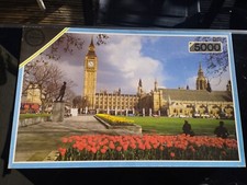 Vintage Falcon Deluxe House of Parliament Jigsaw Puzzle 5000 Piece Complete