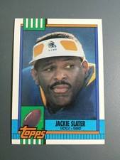 JACKIE SLATER 1990 TOPPS FOOTBALL Card # 69 C1761