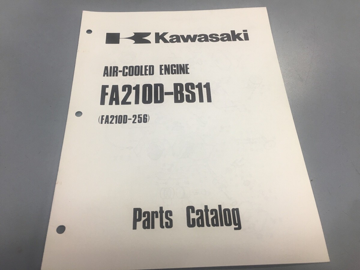 Kawasaki FA210D illustrated parts list,Engine Parts Manual #99910
