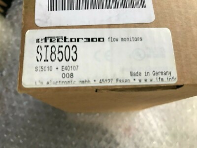 IFM EFECTOR SI8503 Flow Meter