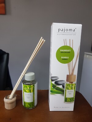 2 x pajoma Raumduft 100ml mit 10 Duft-Stäbchen Bambus Diffuser Lufterfrischer