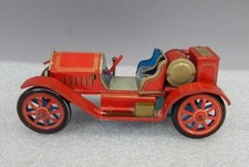 Vintage Coronet Japan tin litho lever action friction car buggy 1960s works red