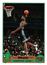 2003-04 TOPPS DAHNTAY JONES RC ROOKIE #240 $0.99 VALUE BOX