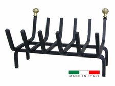 Brucialegna Rechteckig Schwer Brazier Kamin Schmiedeeisen 6 Balken