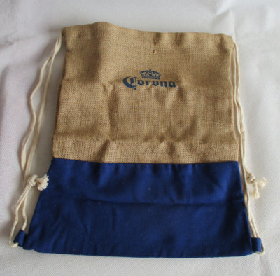 Corona  Bier - Jute Beutel Rucksack Tasche Einkaufstasche - NEU mit OVP