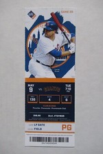 NEW YORK METS VS SAN FRANCISCO GIANTS 5/9/2017 FULL TICKET ~ LUCAS DUDA