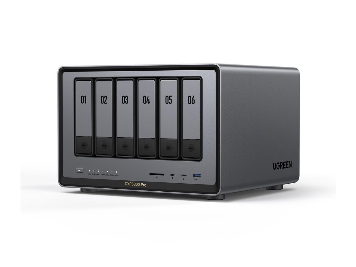 UGREEN NASync DXP6800 Pro 未使用、未開封品 UGREEN NASync DXP6800 Pro, 6-Bay Thunderbolt™ NAS with Inte