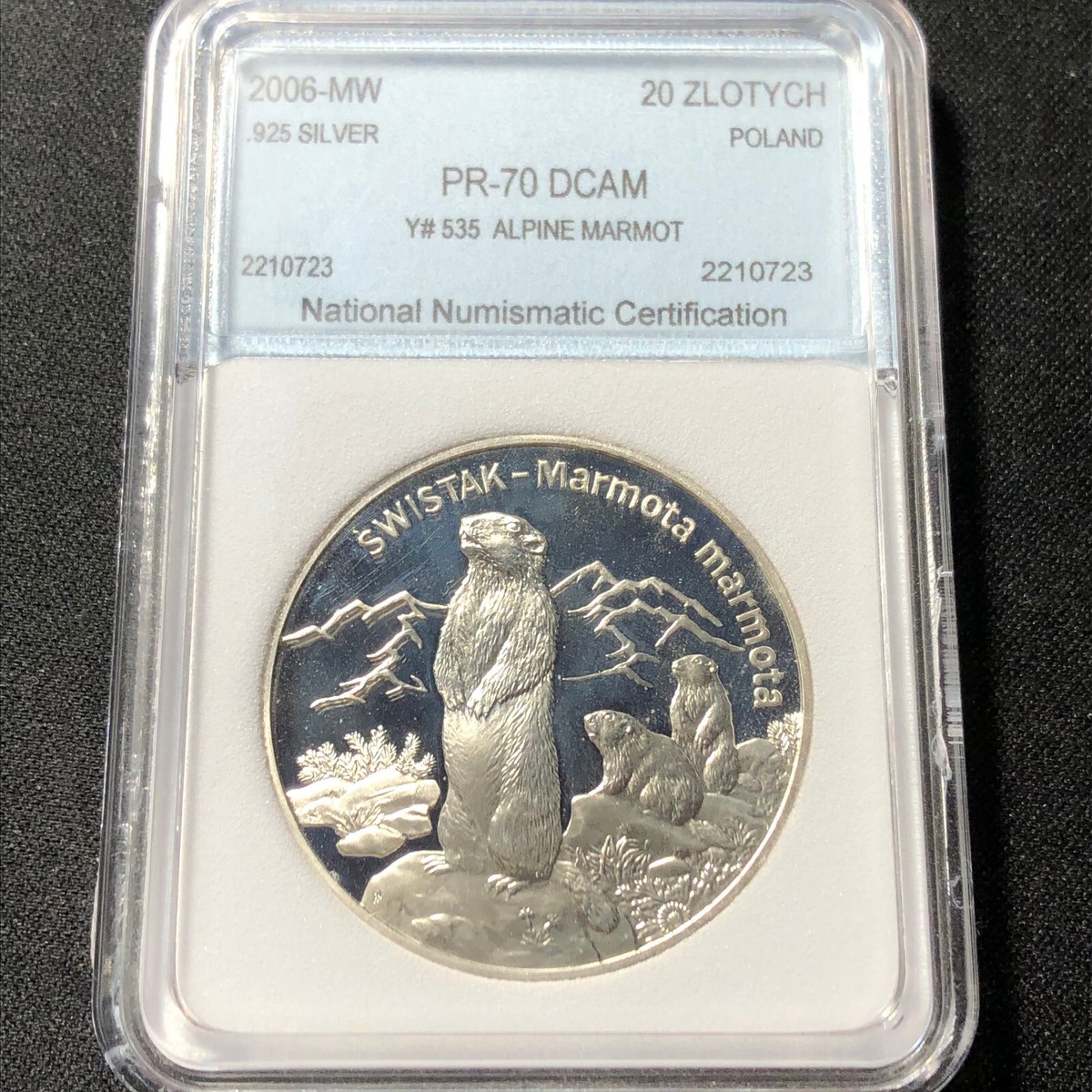 2006 MW Poland Alpine Marmot 20 Zlotych Sterling Silver Coin | eBay