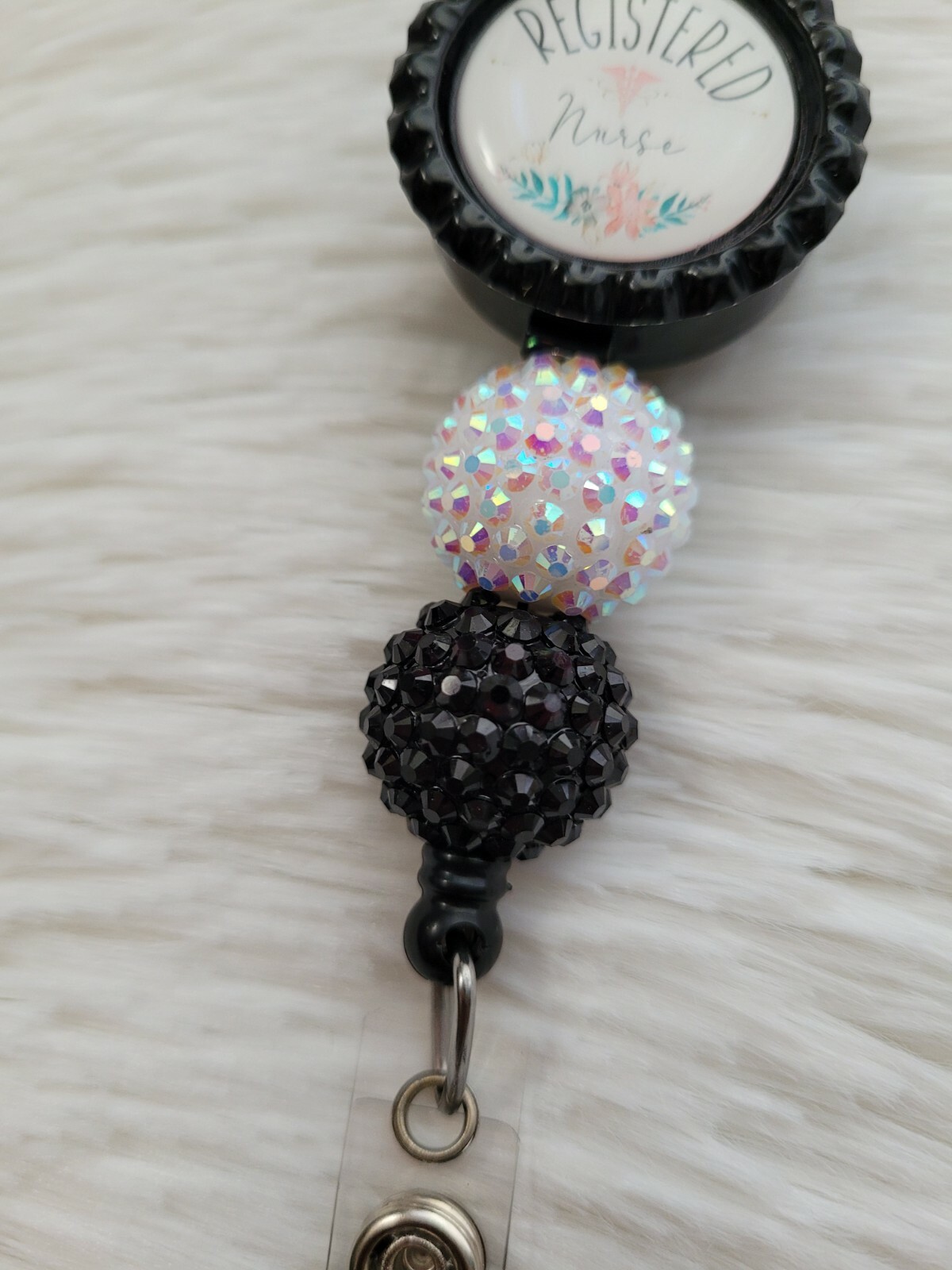 как выглядит Registered Nurse Badge Reel, RN ID badge holder фото