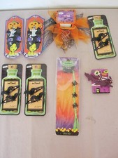 Girl's Halloween Hair Accessories - Barrettes, Pony Tail, Faux Hair CHOICE