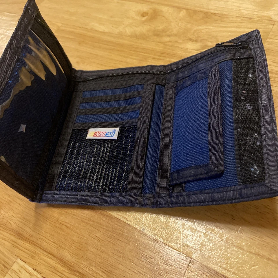 Vintage NASCAR Mark Martin Trifold Wallet Blue Red/White 6 - Image 4 of 4