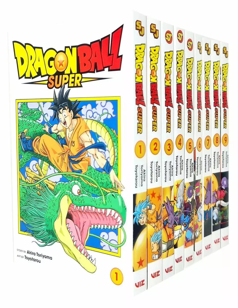 Dragon Ball Super Manga Series Vol. 1-9 (Manga) By Akira Toriyama-Viz Media  LLC