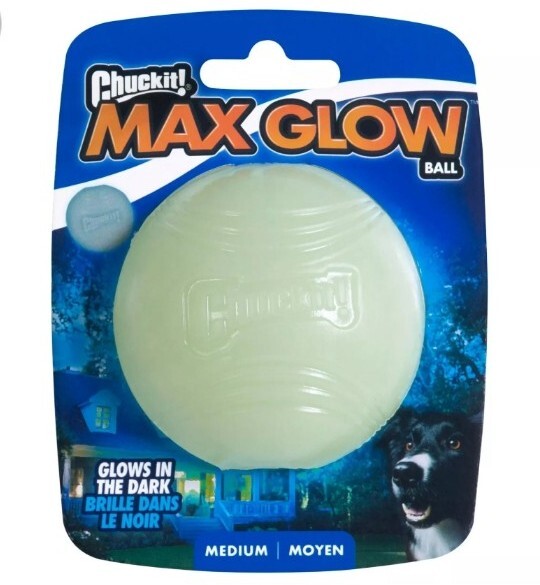 Canine Hardware 012185 Chuck It Max Glow Ball Dog Toy Medium