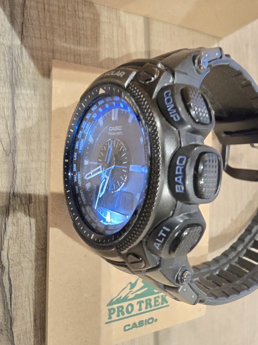 CASIO PRO Trek PRW-5000Y 47.2mm Black/Blue Tough Solar