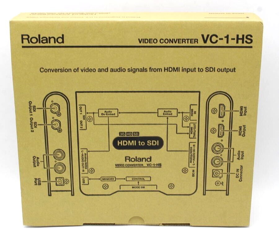 Roland VC-1-HS HDMI to SDI コンバーター 03c12 Amazon | Roland ローランド ビデオコンバーター VC-1-HS | VJ