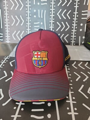 FC BARCELONA SOCCER HAT CAP FCB OFFICIAL ADJUSTABLE licensed product 