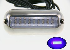 Pactrade Marine Boat Pontoon Blue 27 LED Underwater Light S.S 316 3 3/4" L