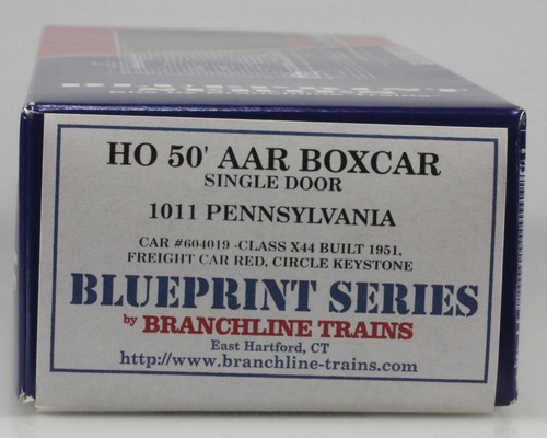Vagón de carga Branchline HO #1011 AAR 50' - Pennsylvania, carretera #604019, nuevo/caja | Zustand: New