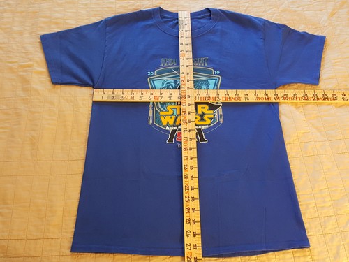 Star Wars T Shirt Medium 5K 2016 EUC Vader Jedi Knight Skywalker Disney INV356 - Picture 3 of 8