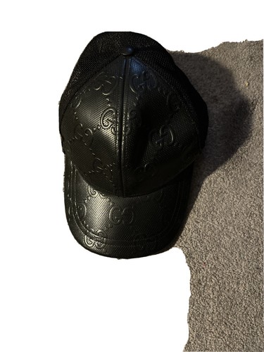 Mens Authentic Gucci Baseball hat Black 