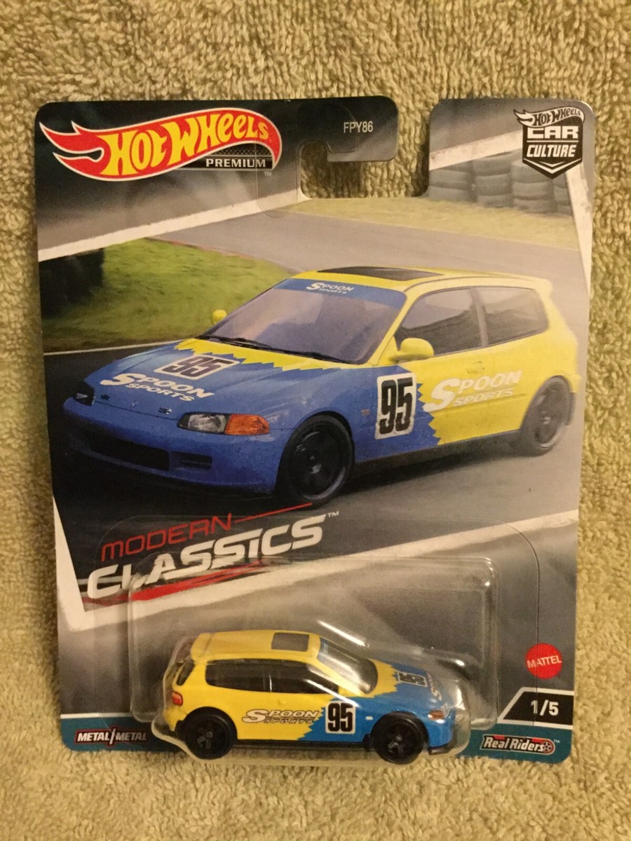 5台セット　ホットウィール　モダン クラシックス　HONDA CIVIC EG Hot Wheels Modern Classics Honda Civic EG MOC Car Culture 1/5