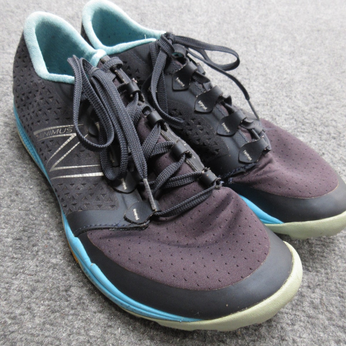 New Balance Minimus 10V4 Womens 10 Black Purple Mesh Lace Up Trail Running  Shoes