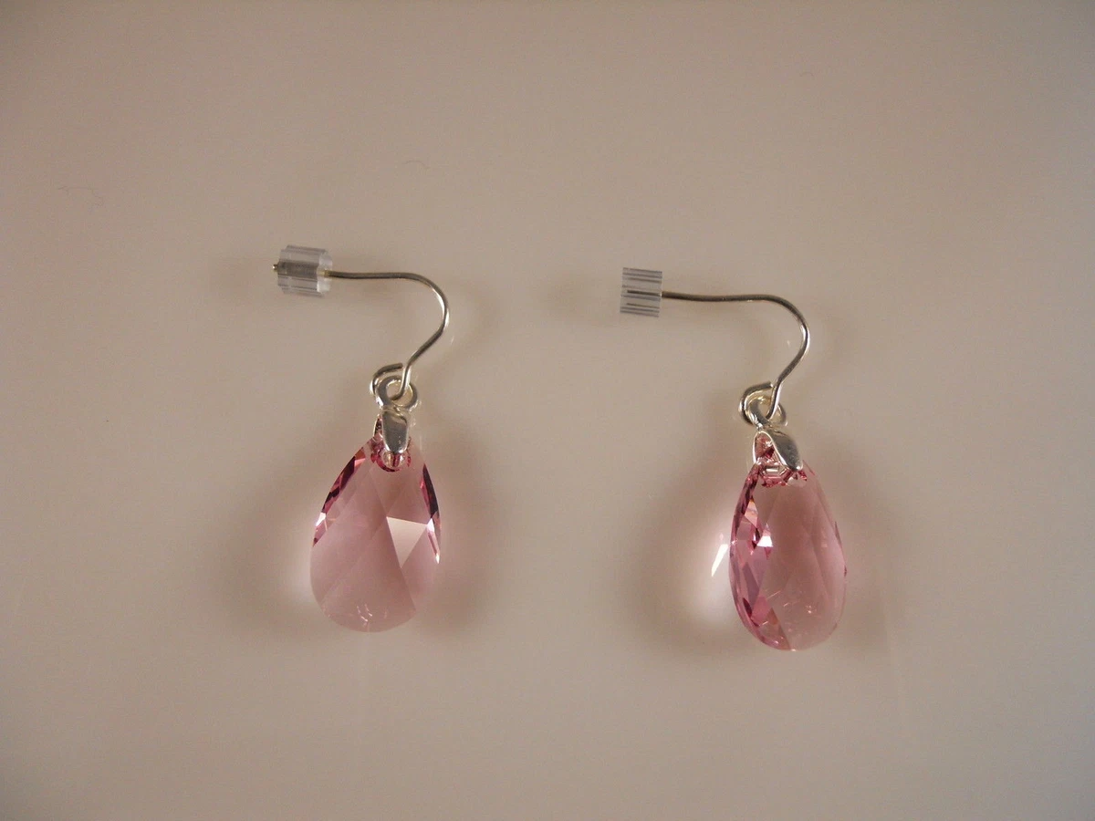 Pear shaped deals crystal earrings
