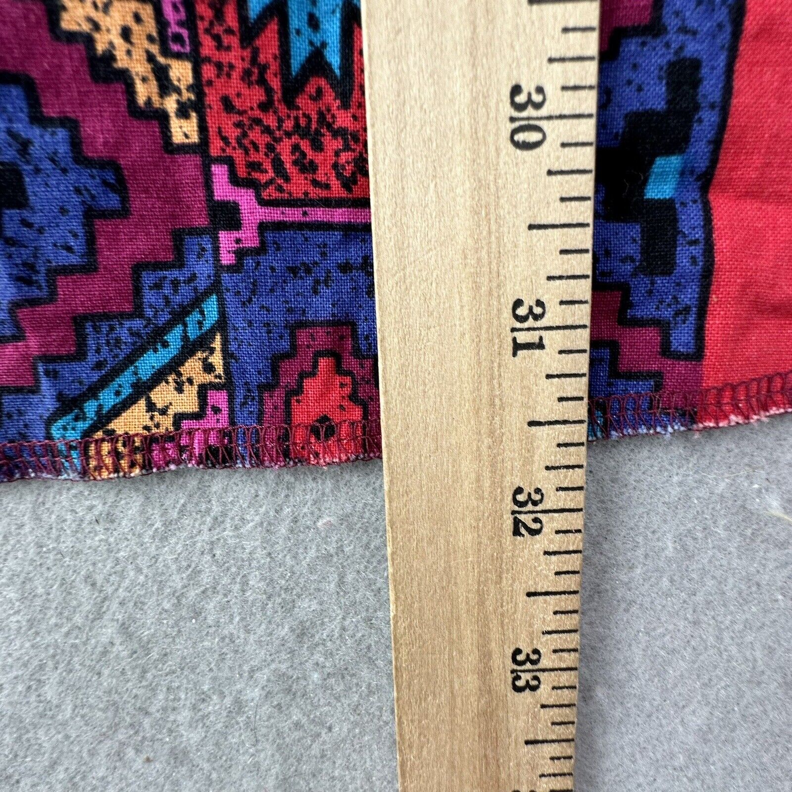 VINTAGE Wrangler Shirt Mens 16.5 35 Aztec Extra L… - image 8
