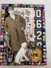Retro Vintage Junk Journal Ephemera. 5 Cards Envelopes. Repurpose/scrapbook