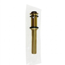 Signature Hardware Extended Press Pop-Up Bathroom Drain With Overflow Hole