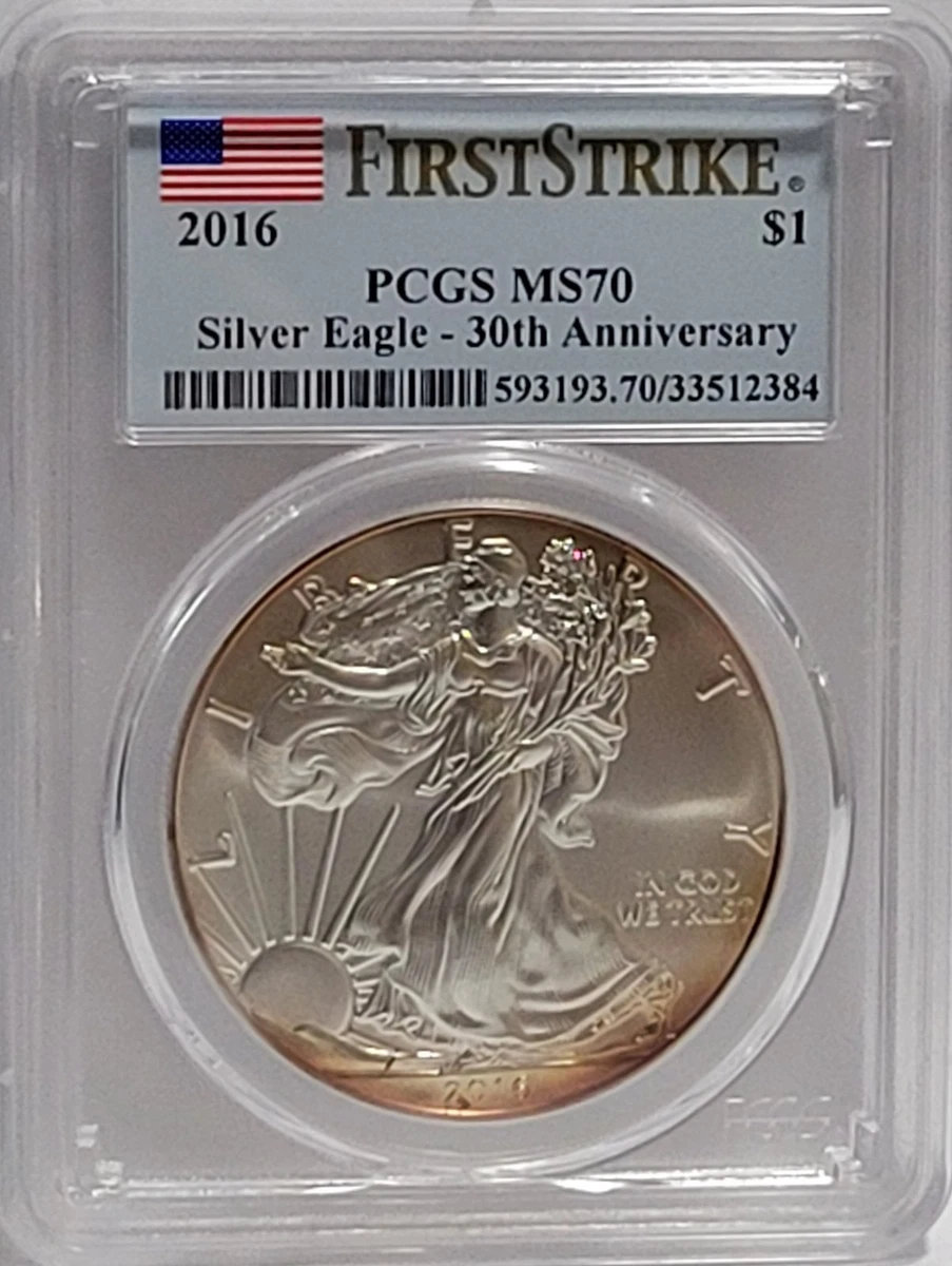 American Eagle MS 70 Graded 2016 Silver Bullion Coins for sale | eBay