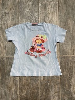 Vintage y2k Strawberry Shortcake T Shirt Girls Small Cute Baby Tee