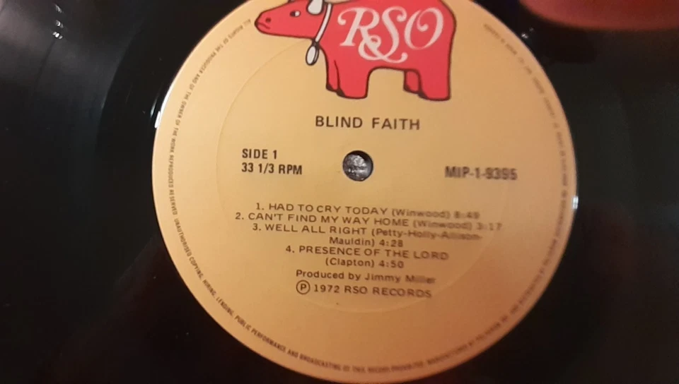 BLIND FAITH   EX /NM   (1972)  RSO  MIP-1-9395 - Image 3 of 4