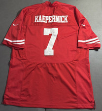 Colin Kaepernick 7 San Francisco 49ers NFL Football Nike Red Jersey Sz 56 / 2XL