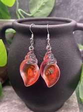 2.25 Silver-tone Sea Shell Drop Dangle Earring Set New Free Ship B7747