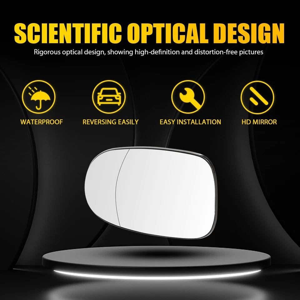 Espejo retrovisor conductor LH vidrio calefactable Mercedes Benz CLK320 CLK350 CLK500 CLK63 1-10x Foto 4 de 4