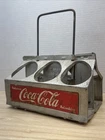 Vintage 1950s Coca-Cola Aluminum 6 Pack Bottle Carrier Coke Caddy Pat Appl’d