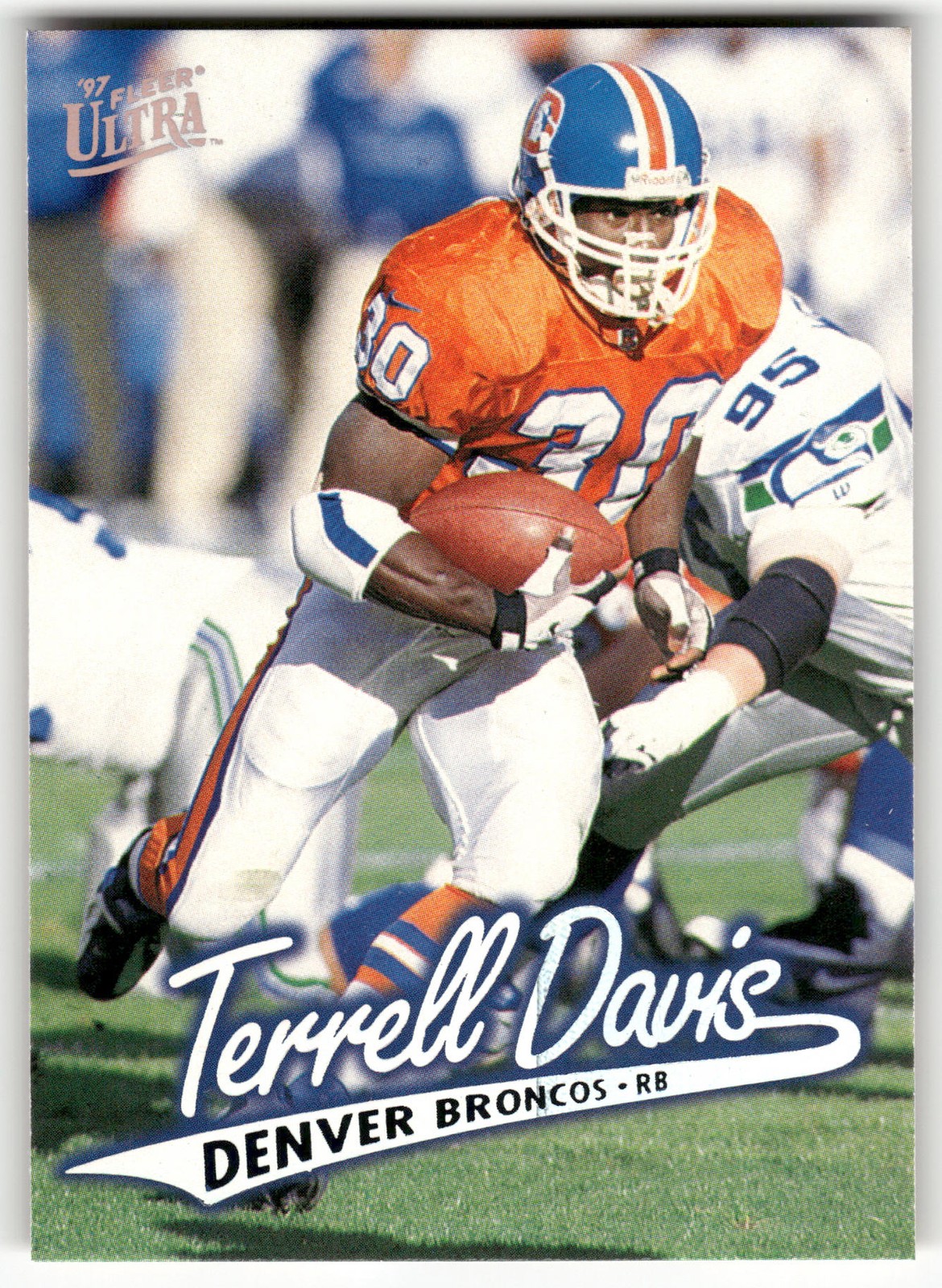 1997 Ultra Terrell Davis #19 Denver Broncos