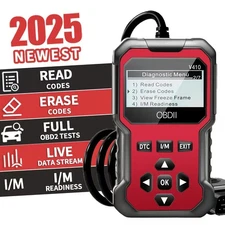 Car OBD2 Scanner Diagnostic Tool Code Reader, Car Voltage Tester Engine Checker