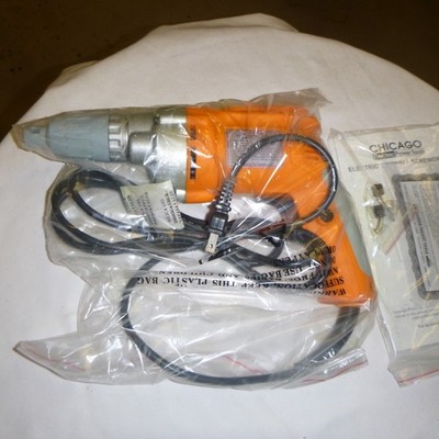 New Chicago Electric Drywall Screwdriver 120vac 4.2amp