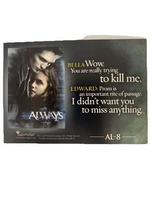 2008 Inkworks Twilight Saga Twilight Movie #AL-8 Foil Insert Always Puzzle Card