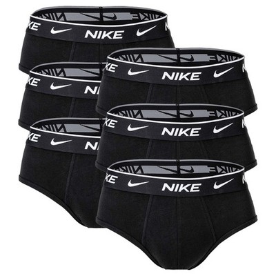 Nike Men's Briefs, 6 Pack - Briefs, Logo Waistband, Cotton Stretch