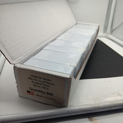 CARD LOGIX LOT OF 500 CR80/30 PVC CARDS