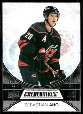 2021-22 Upper Deck Credentials #38 Sebastian Aho