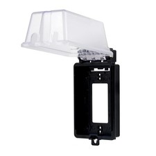 Outdoor Electrical Box Cover Single Gang Weatherproof Rated For Wet Locations